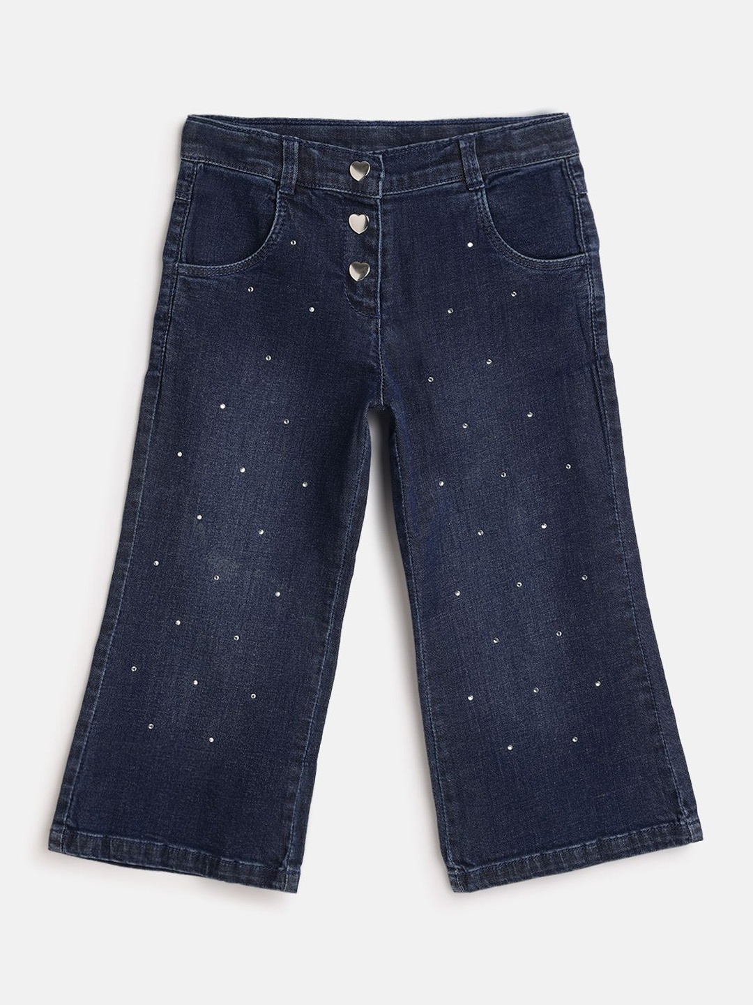 

Chicco Girls Mid-Rise Regular Fit Comfort Light Fade Jeans, Blue