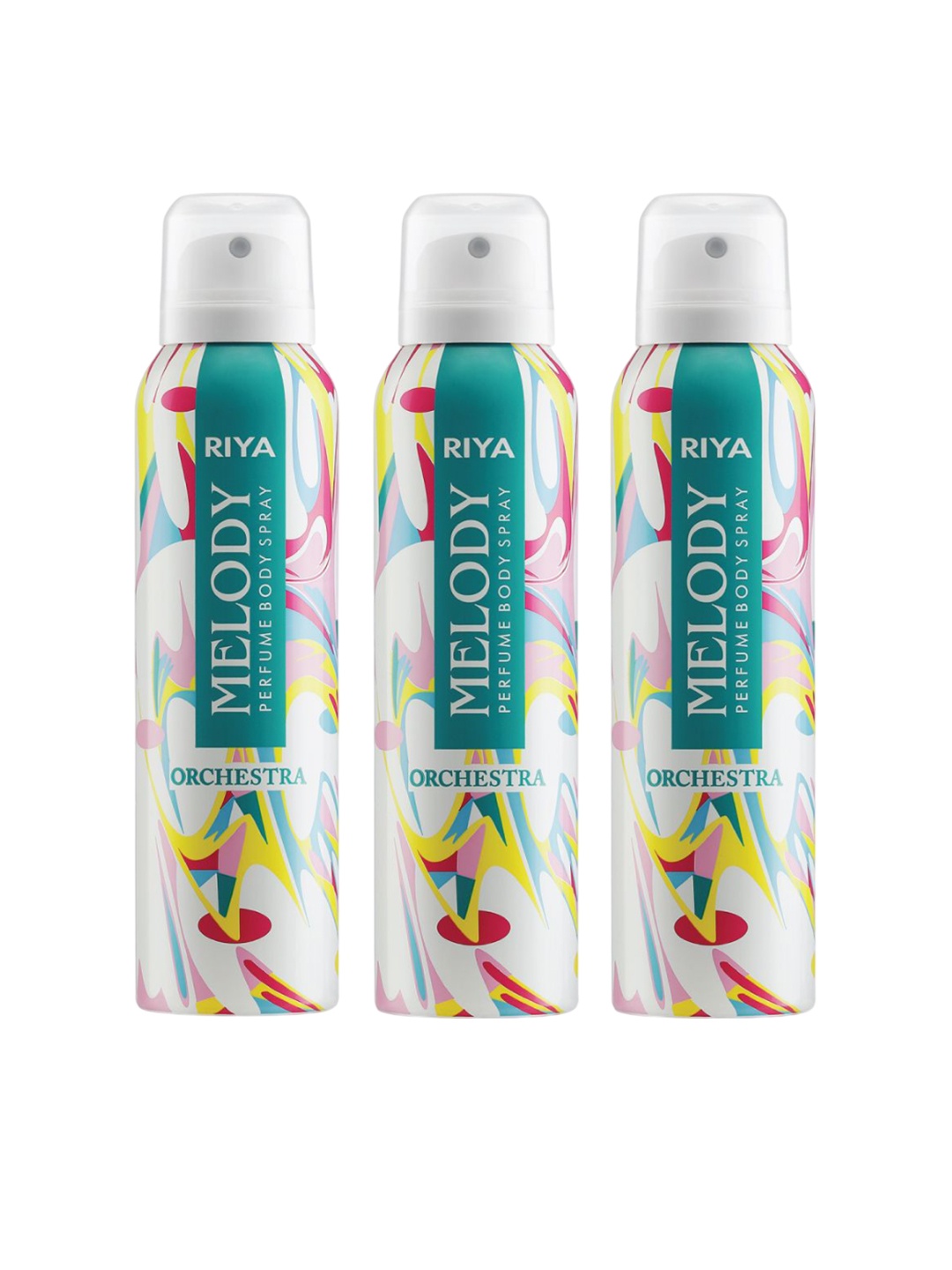 

RIYA Melody Orchestra Set Of 3 Deodorants - 150 ml Each, Green
