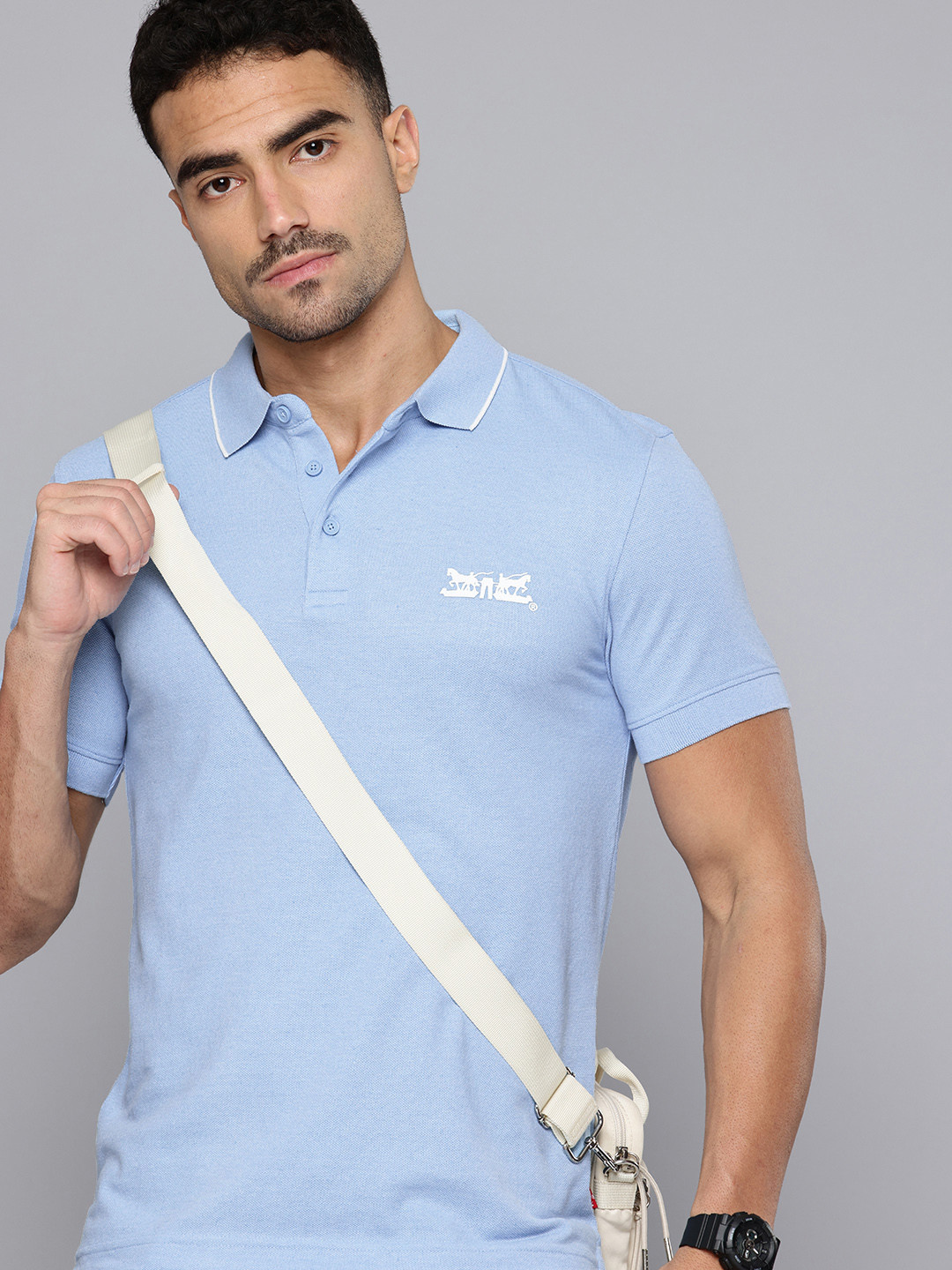 

Levis Polo Collar Slim Fit T-shirt, Blue