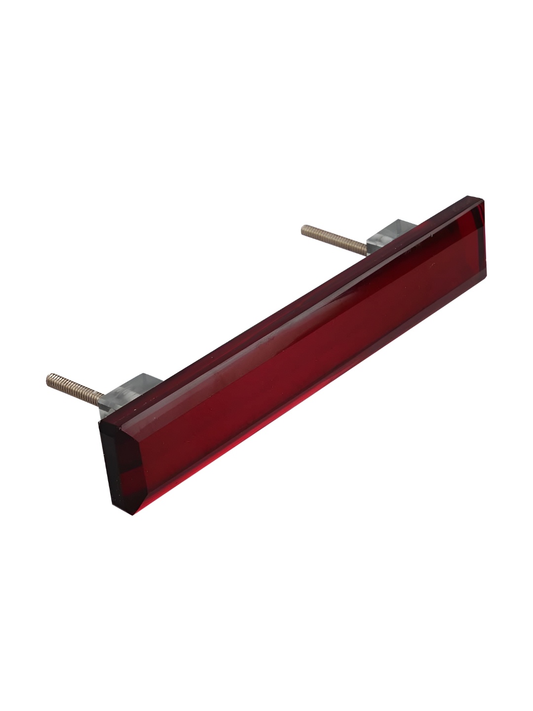 

Indianshelf Maroon Glass Cabinet Handle & Pulls