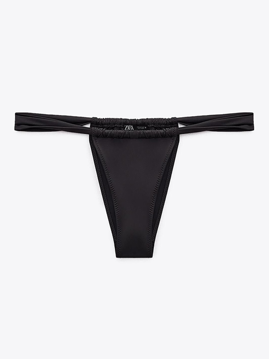 

ZARA Men Beige Swimwear, Black