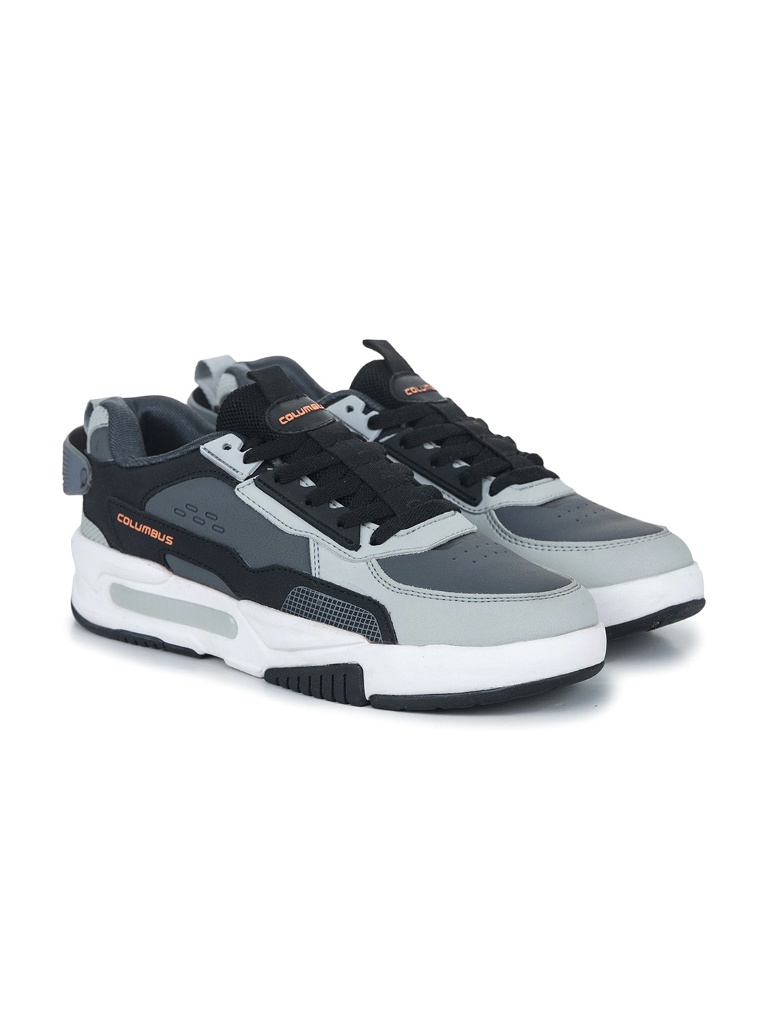 

Columbus Men Colourblocked Lace-Ups Sneakers, Grey