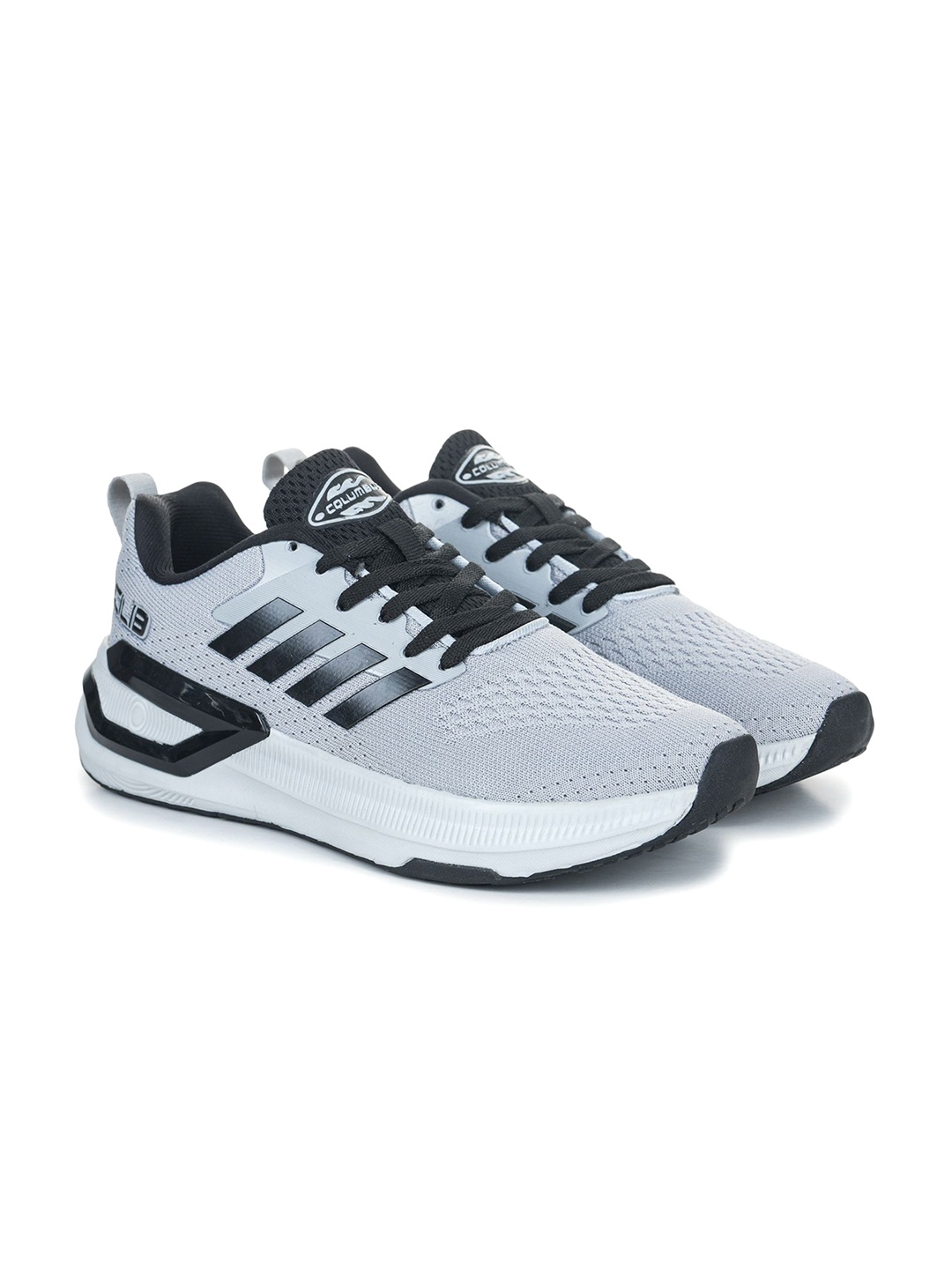 

Columbus Men Colourblocked Lace-Ups Lightweight Sneakers, Grey
