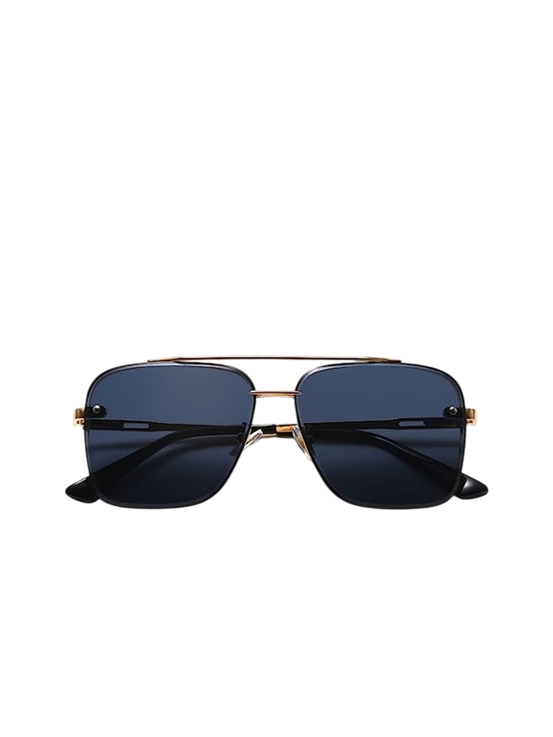 

RICH CLUB Unisex Full Rim Square Sunglasses with Polarised Lens RIMLESS SUNGLASS SQUARE, Black