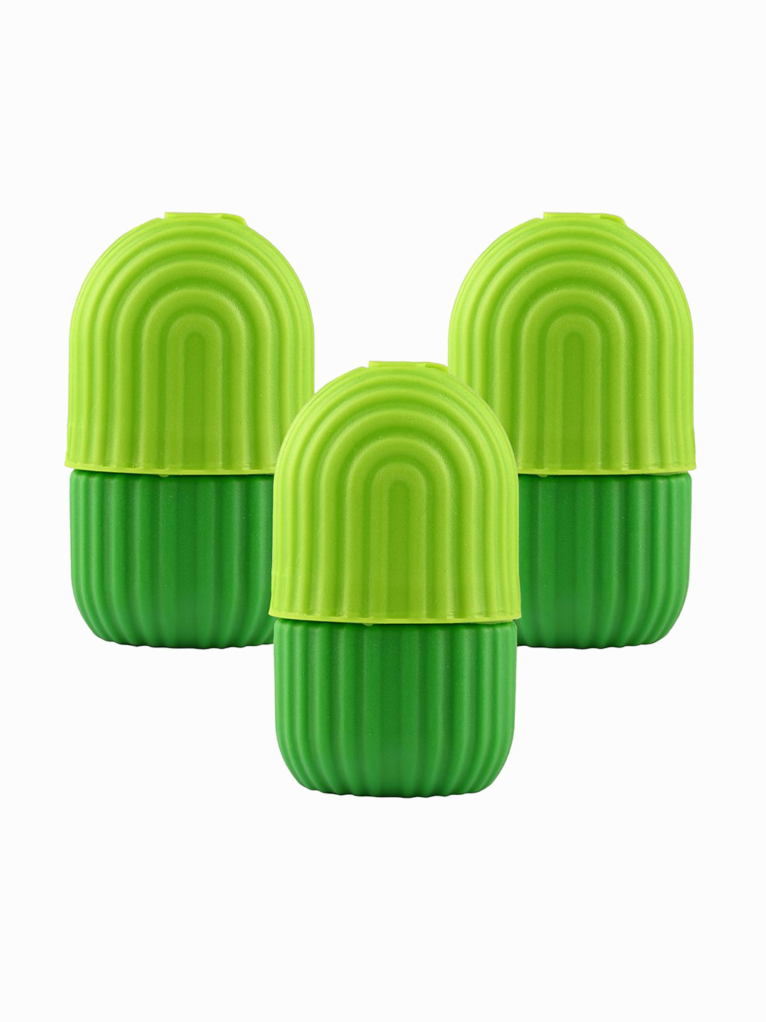 

Kuber Industries Set Of 3 Reusable & Long Lasting Face Ice Rollers, Green