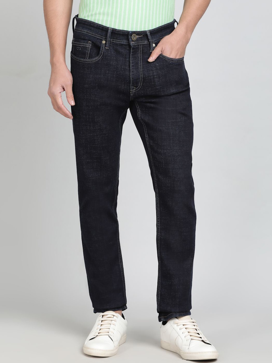 

JADE BLUE Men Mid-Rise Slim Fit Jeans