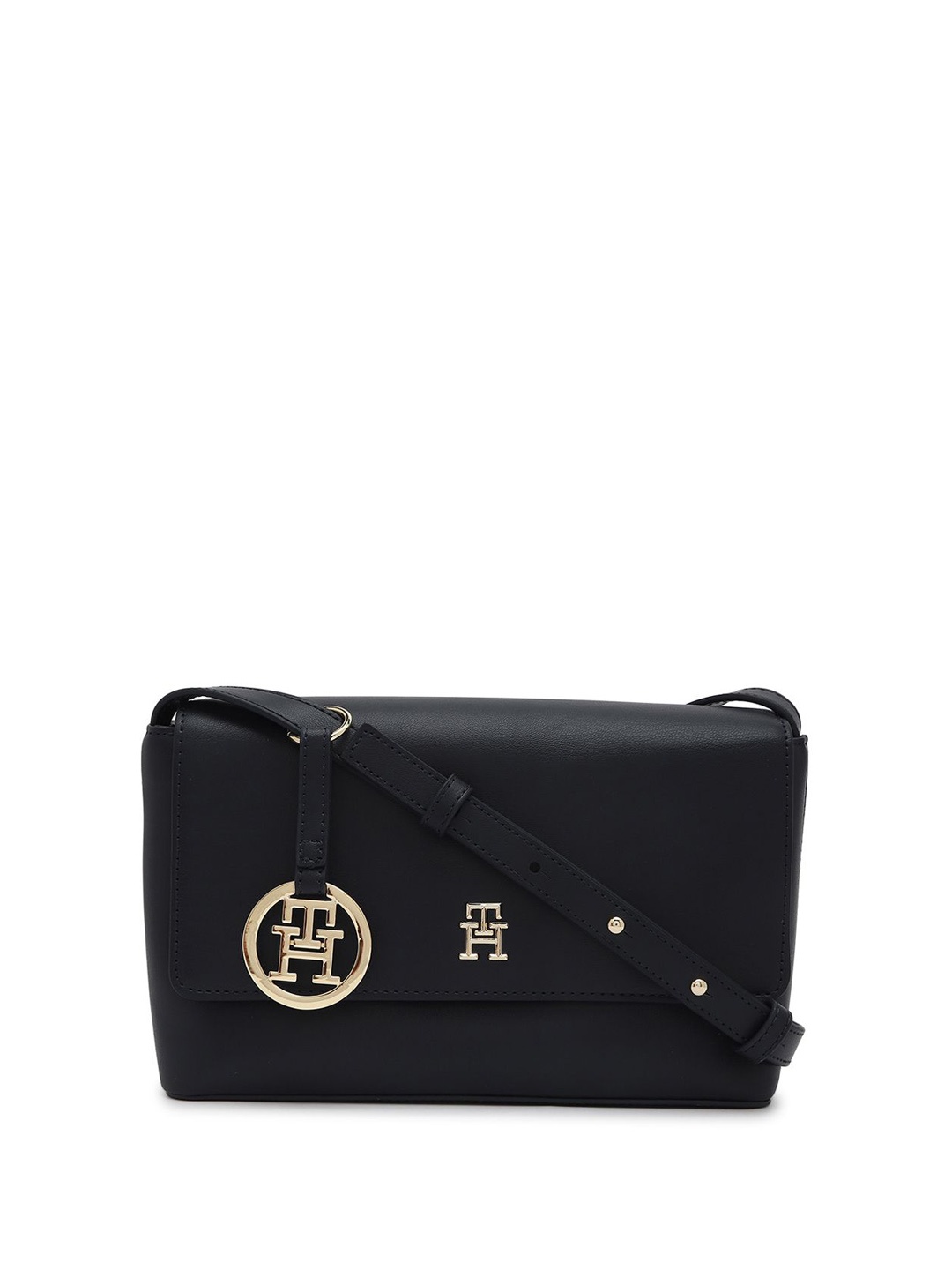 

Tommy Hilfiger Women Solid Crossbody Sling Bag, Navy blue