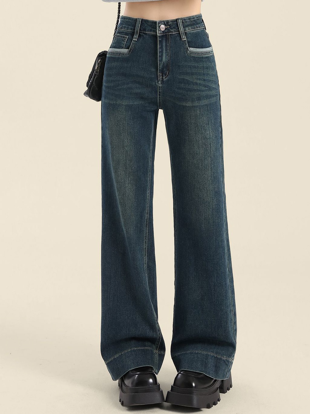

StyleCast Women Classic Straight Fit Jeans, Blue