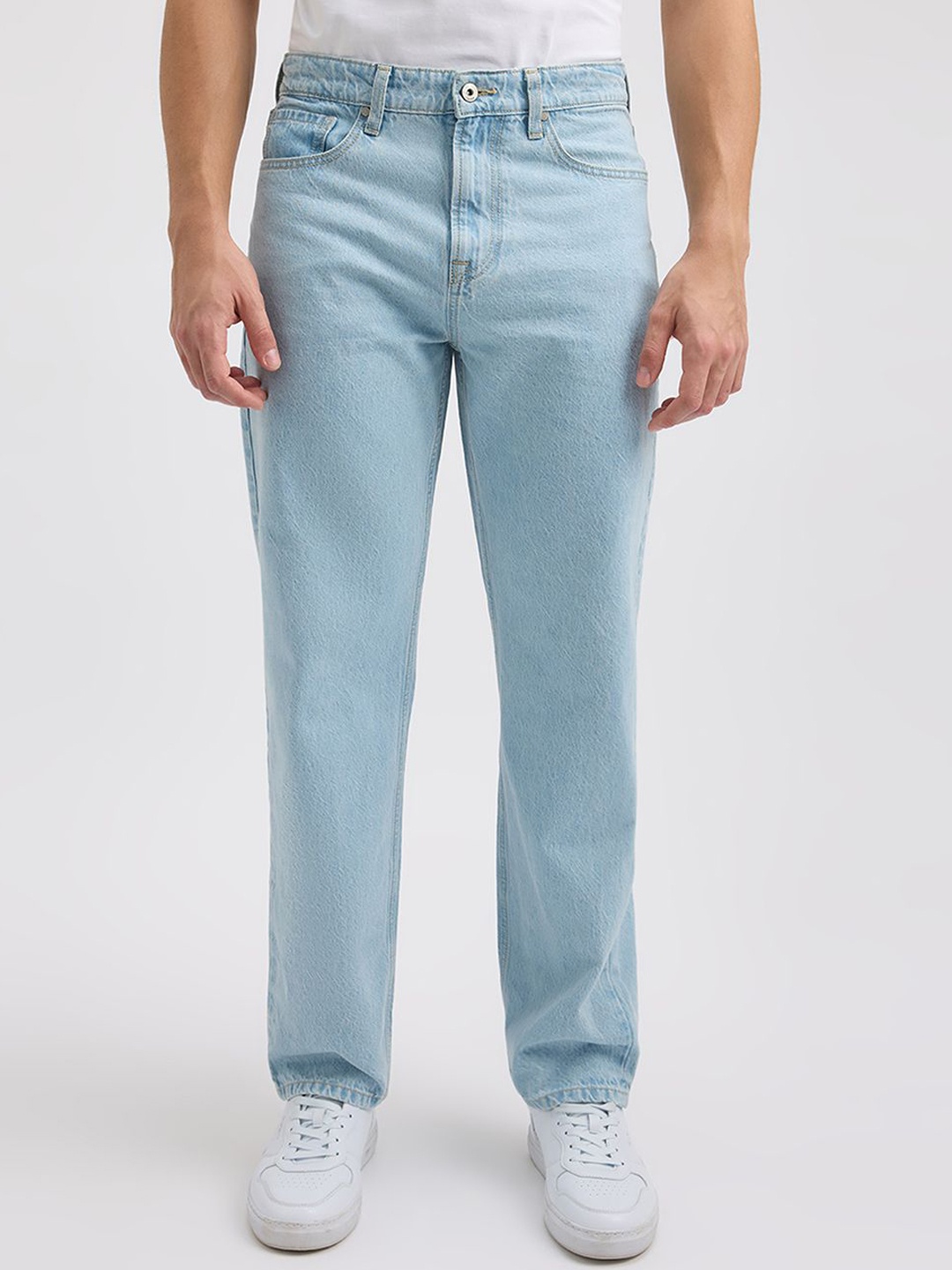 

Pepe Jeans Men James Relaxed Fit Light Fade Jeans, Blue