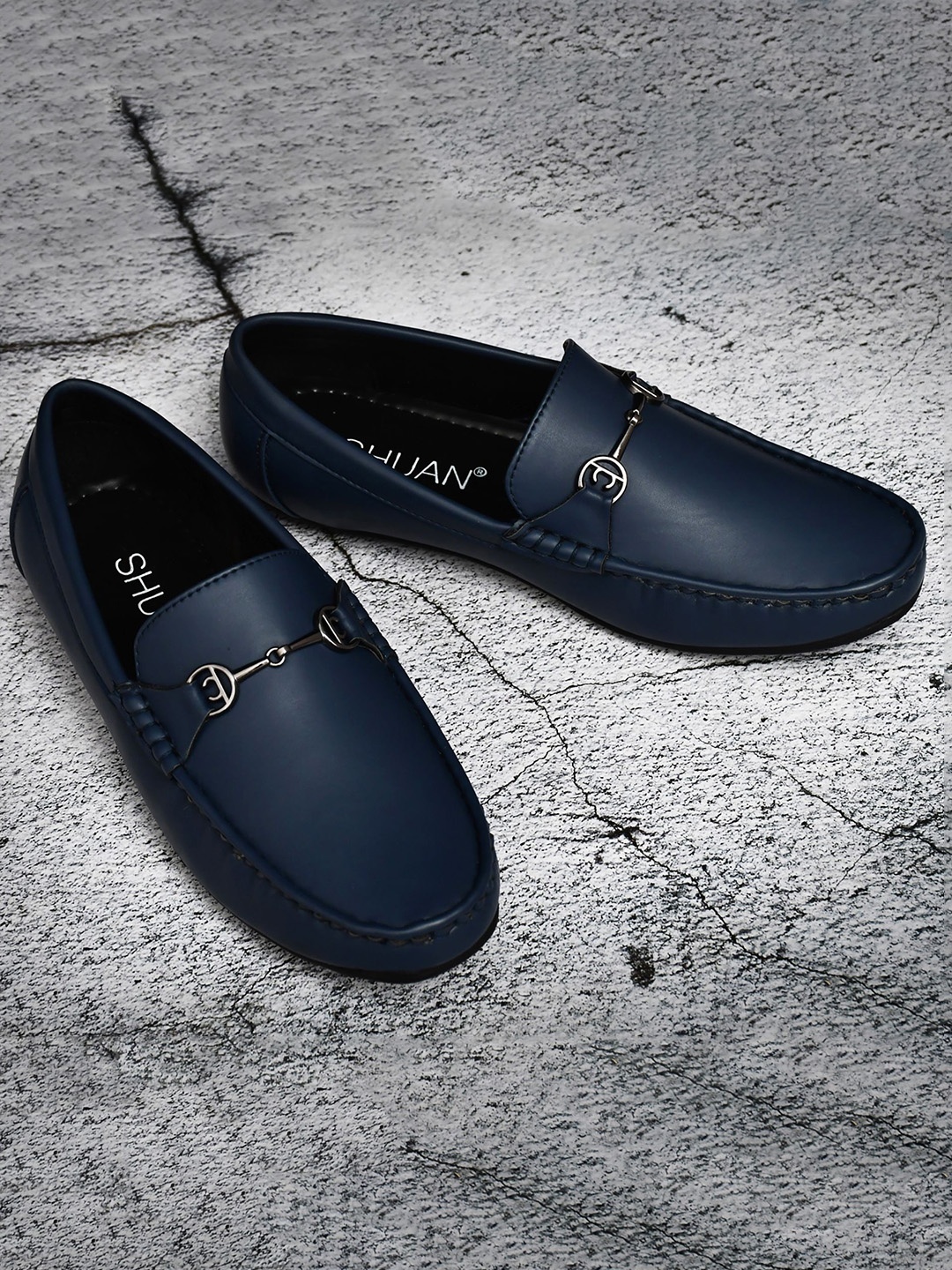 

SHUAN Men Slip-On Lightweight Loafers, Blue
