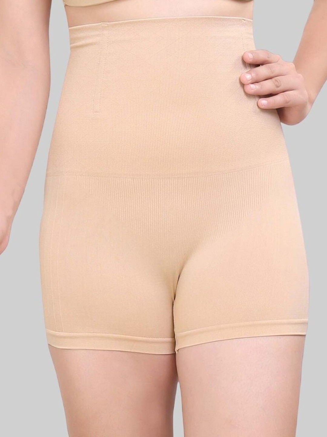 

Flamezia High-Waist Seamless Tummy & Thigh Shapewear, Beige