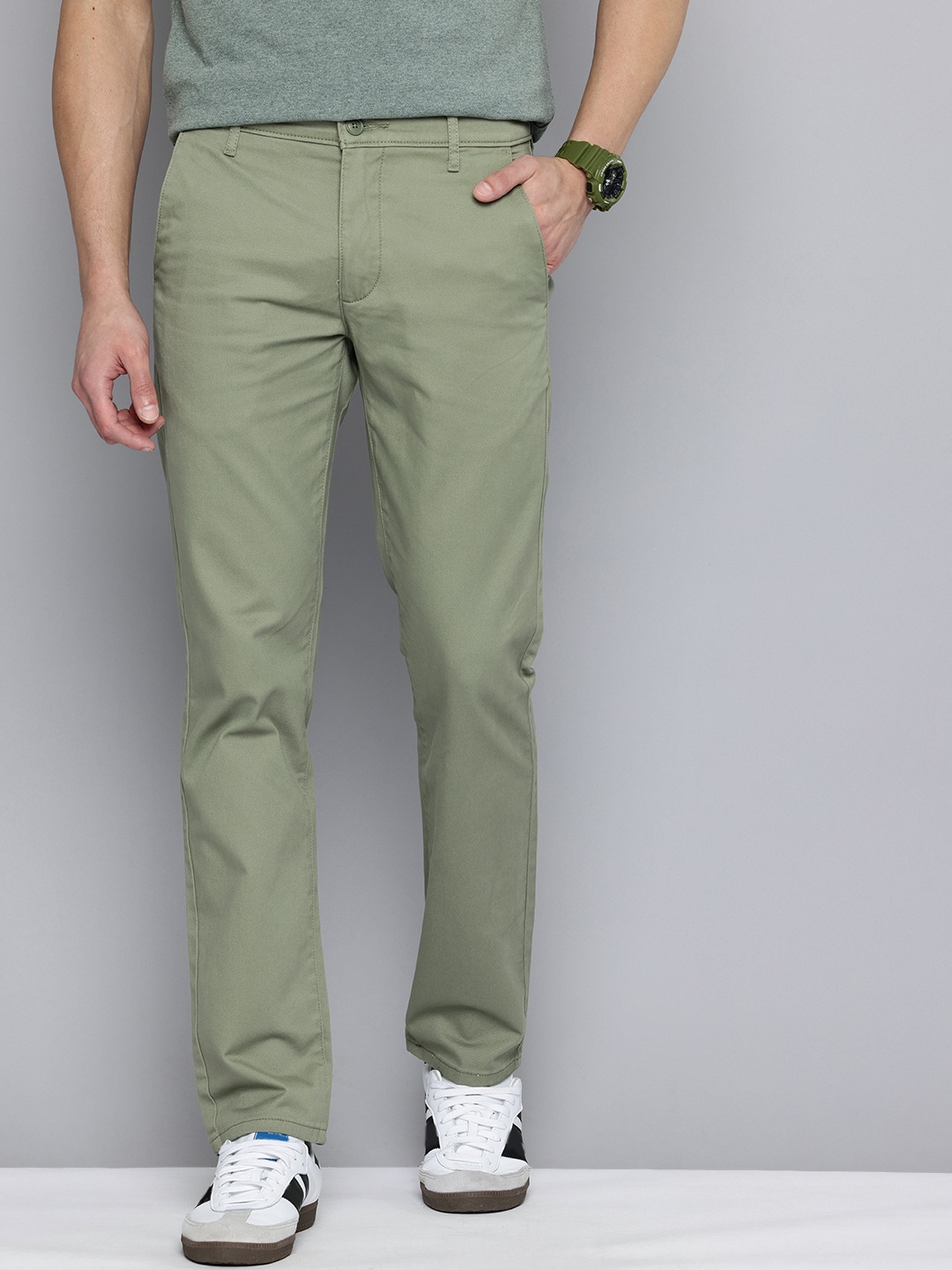 

Levis Men Slim Fit Chinos Trousers, Olive