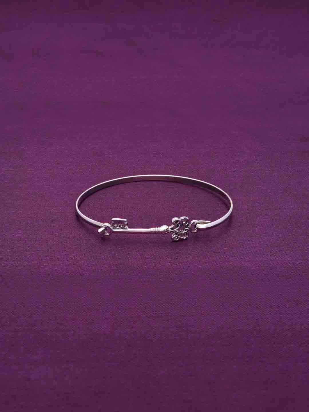 

KAI JEWEL 925 Sterling Silver Rhodium-Plated Exquisitely Aesthetic Cuff Bracelet