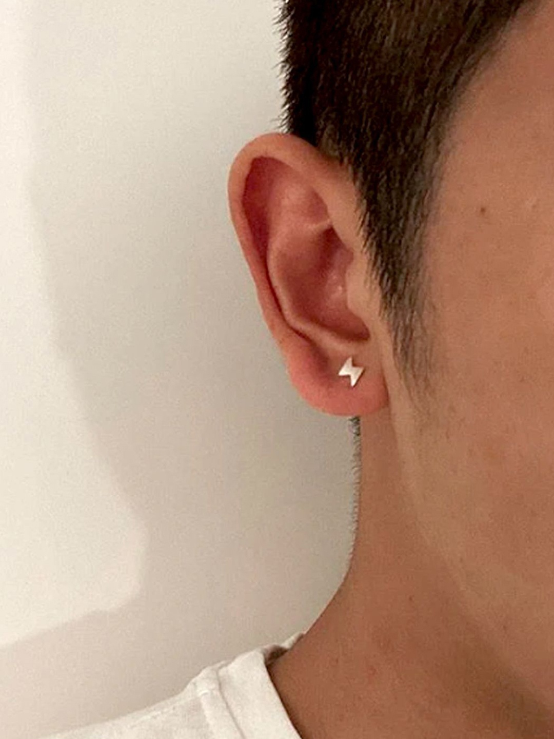 

Goldnera Mens 925 Sterling Silver Quirky Shaped Minimal Studs