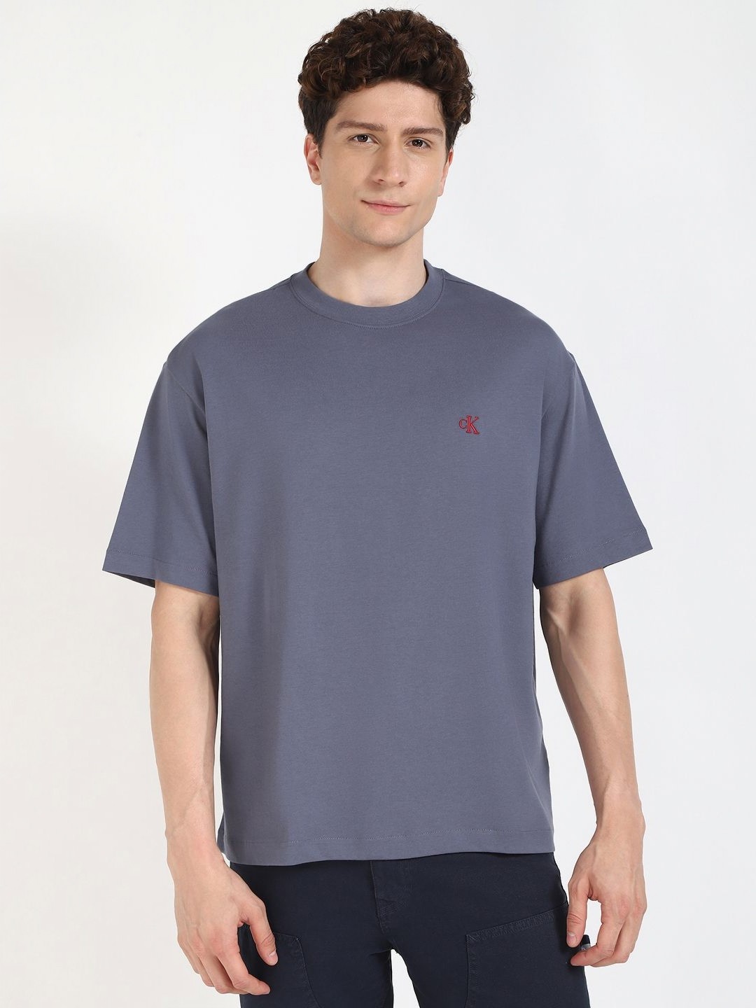 

Calvin Klein Jeans Men Extended Sleeves T-shirt, Blue
