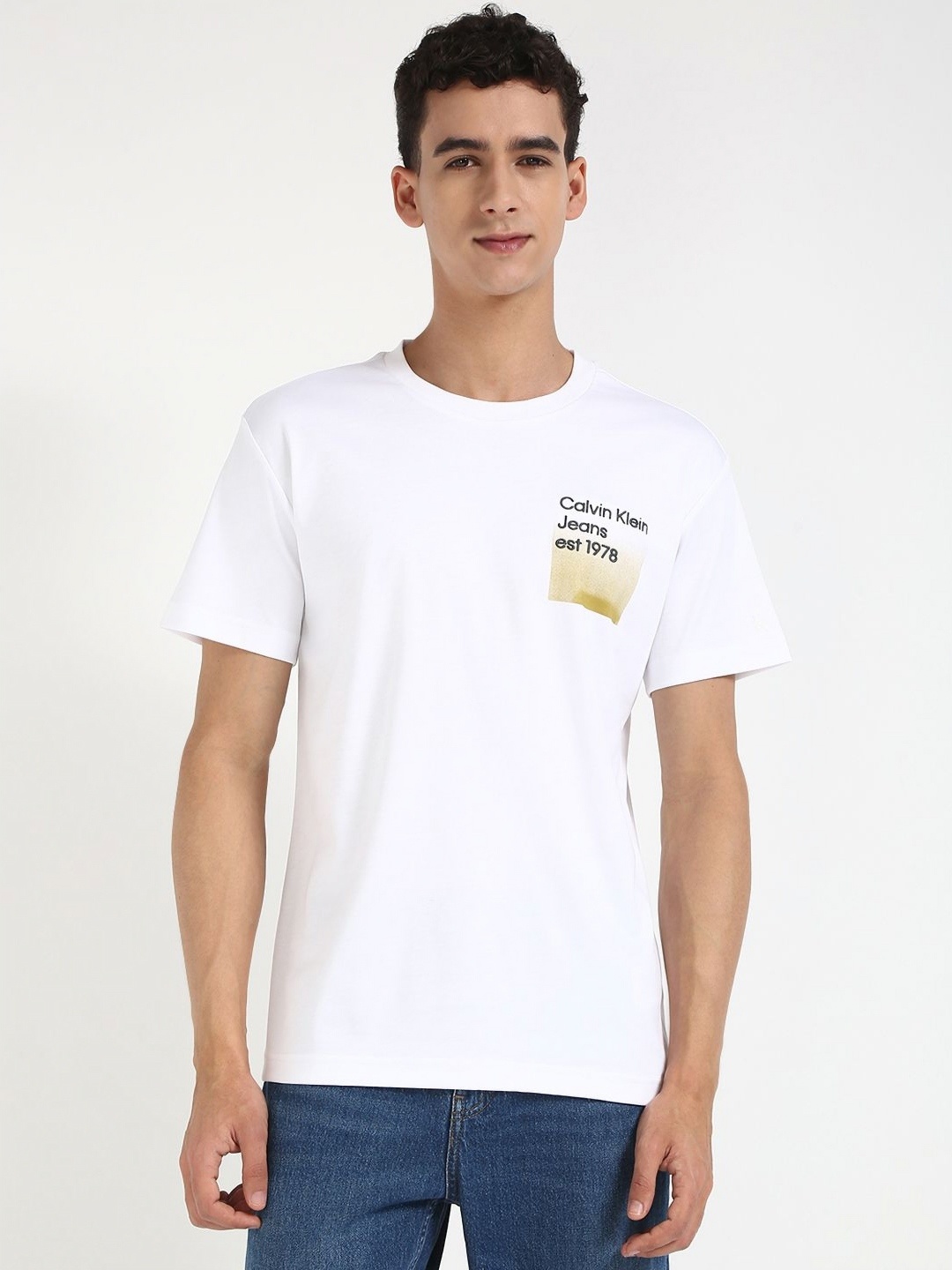 

Calvin Klein Jeans Men Pockets T-shirt, White