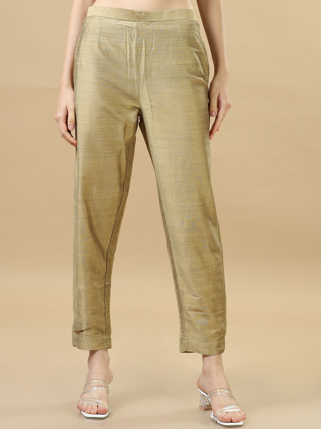 

Hassu's Women Original Low-Rise Trousers, Beige