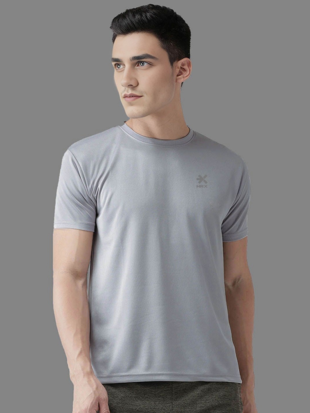 

HRX by Hrithik Roshan Men T-shirt, Silver