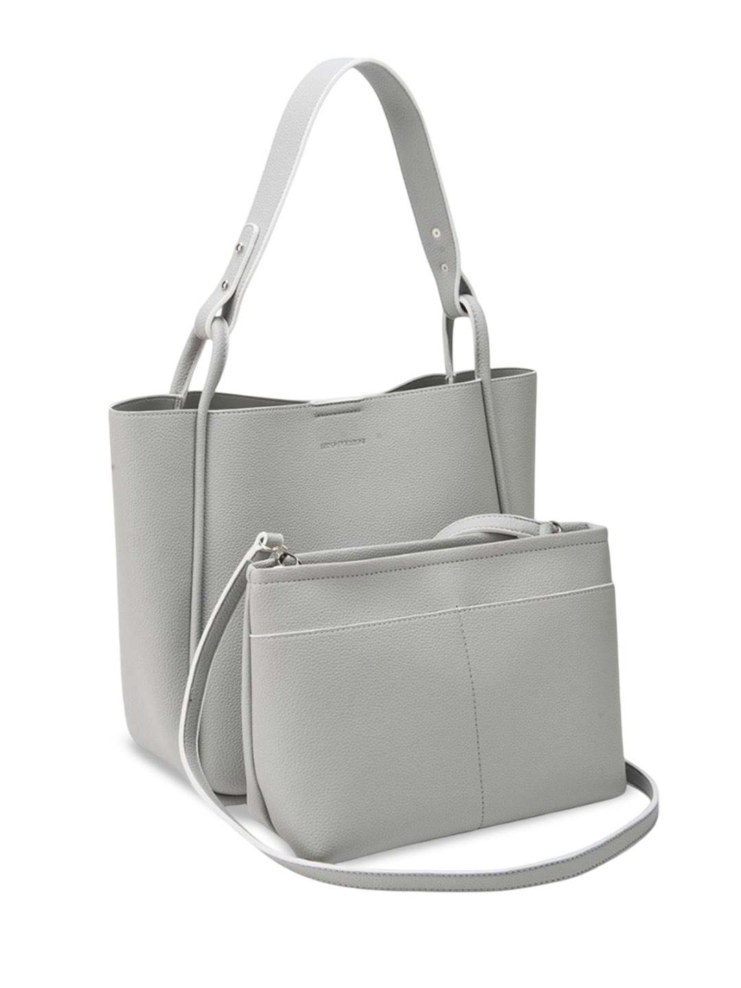 

Lino Perros Colourblocked Oversized Shopper Tote Bag, Grey