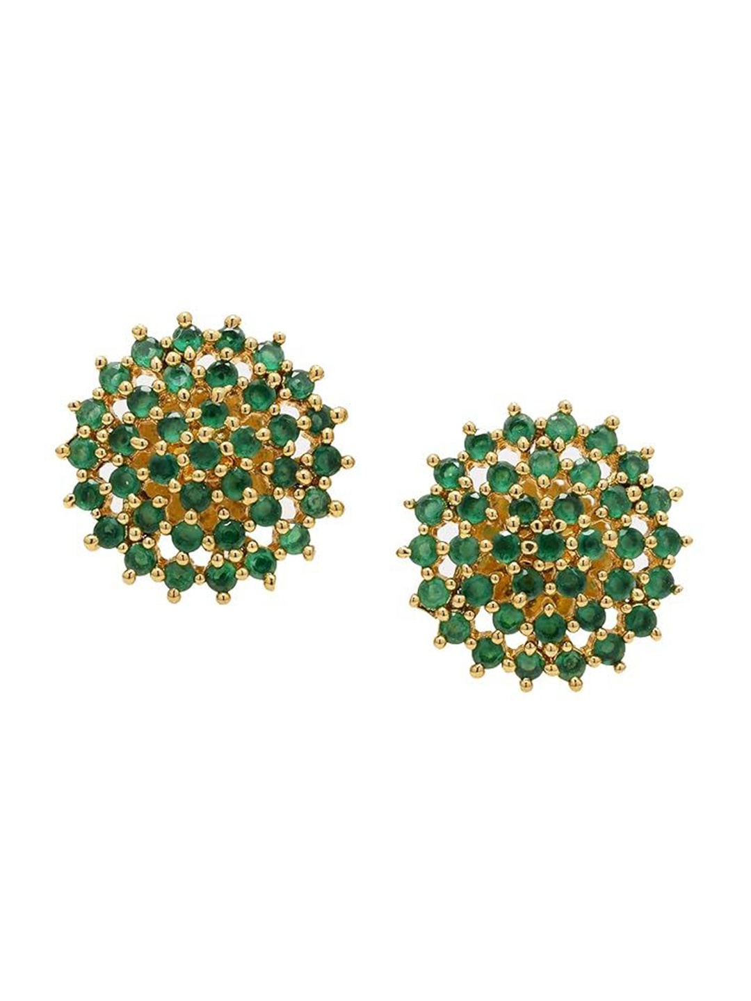 

Kezlin Contemporary Studs Earrings, Green