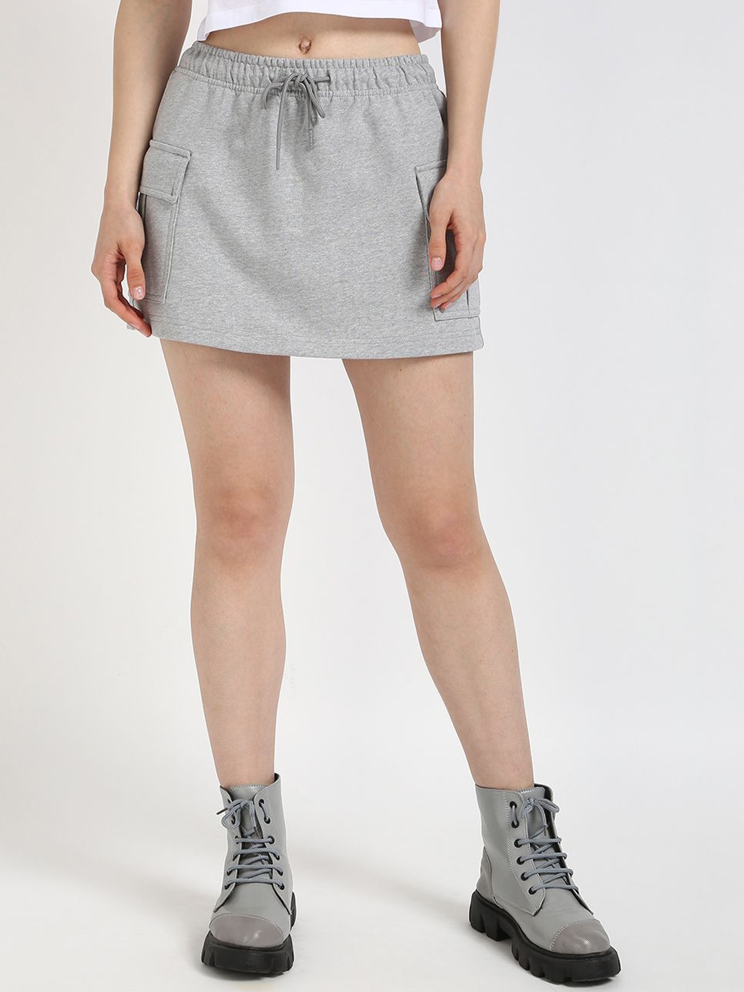 

Calvin Klein Jeans A-Line Mini Skirts, Grey