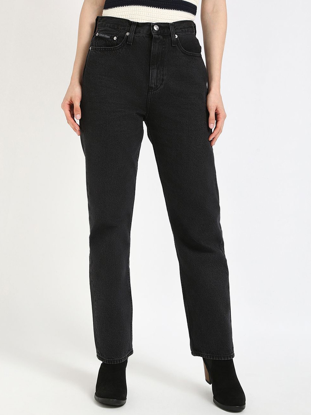

Calvin Klein Jeans Women Slim Fit Jeans, Black