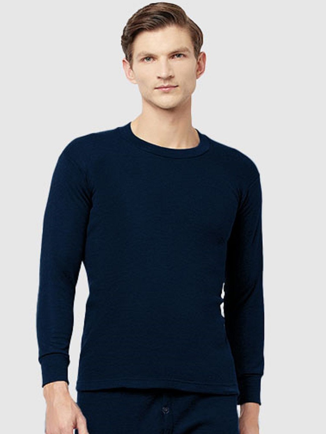 

T.T. Men Cotton Hotpot Dyed Heavy Winter Thermal Top, Blue