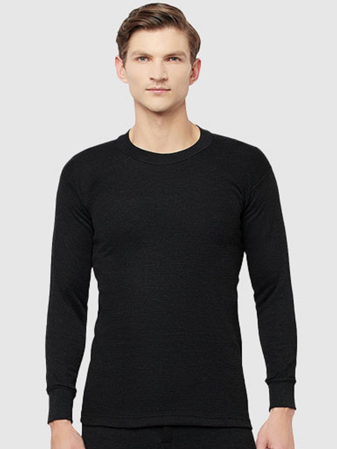 

T.T. Cotton Hotpot Dyed Heavy Winter Thermal Top, Black