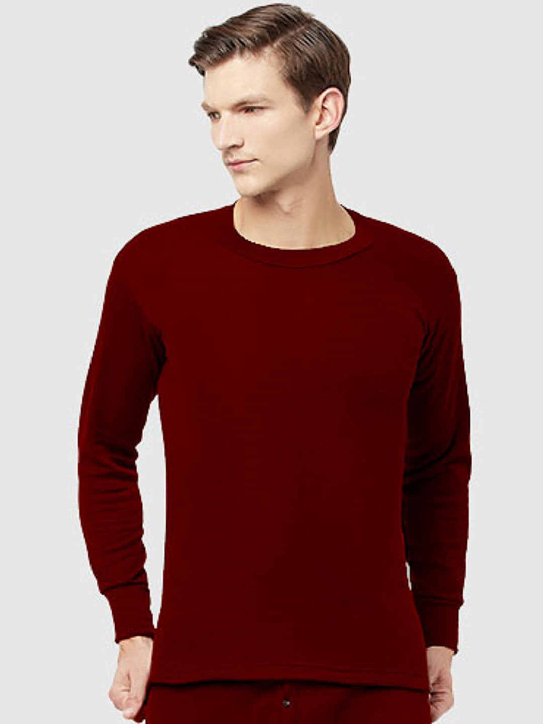 

T.T. Cotton Hotpot Dyed Heavy Winter Thermal Top, Maroon