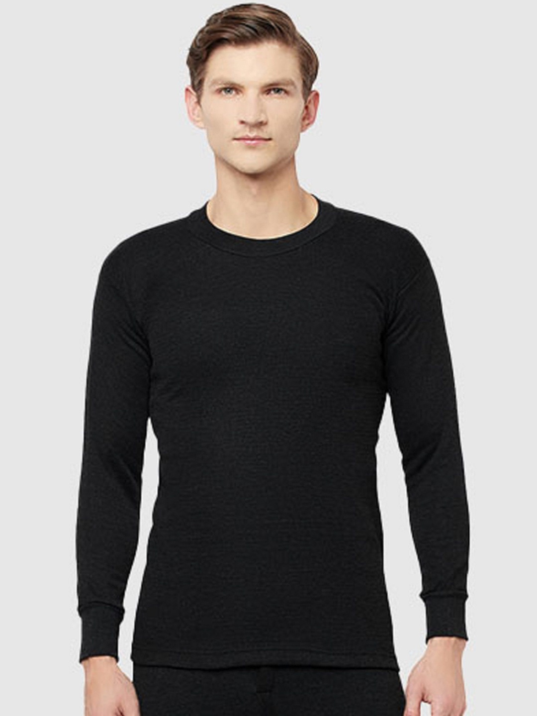 

T.T. Cotton Hotpot Dyed Heavy Winter Thermal Top, Black