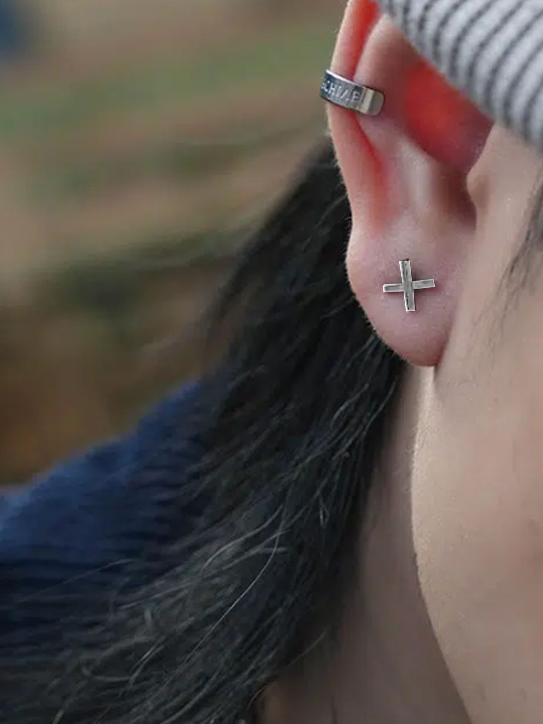 

The Roadster Lifestyle Co Men 925 Sterling Silver Ear Stud