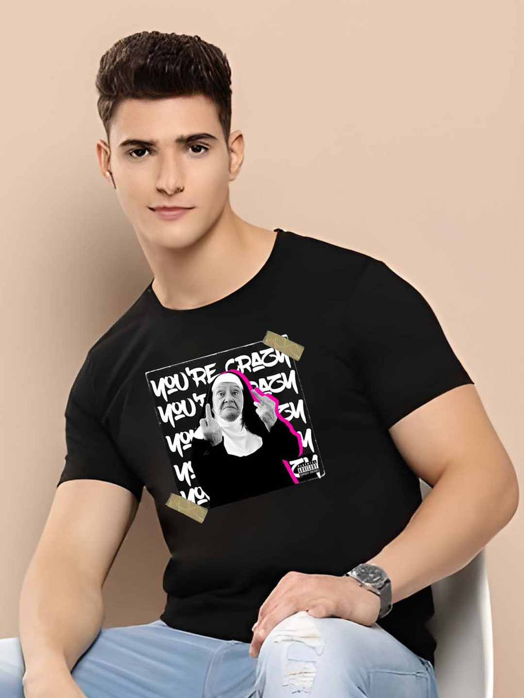 

BOWLIFESTYLE Men T-shirt, Black