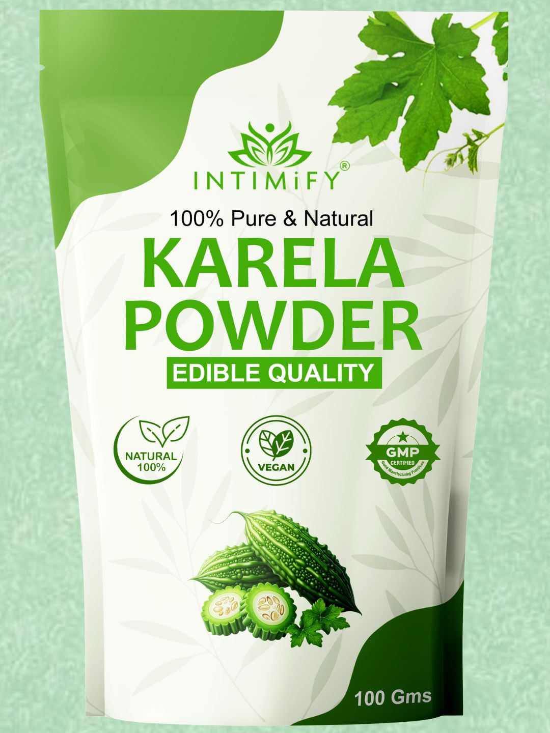 

INTIMIFY Pure & Natural Karela Powder -100 G, Na