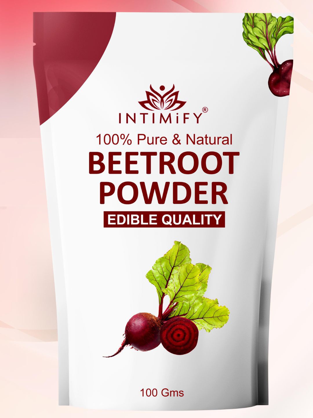 

INTIMIFY Pure & Natural Beetroot Powder - 100 g, Red