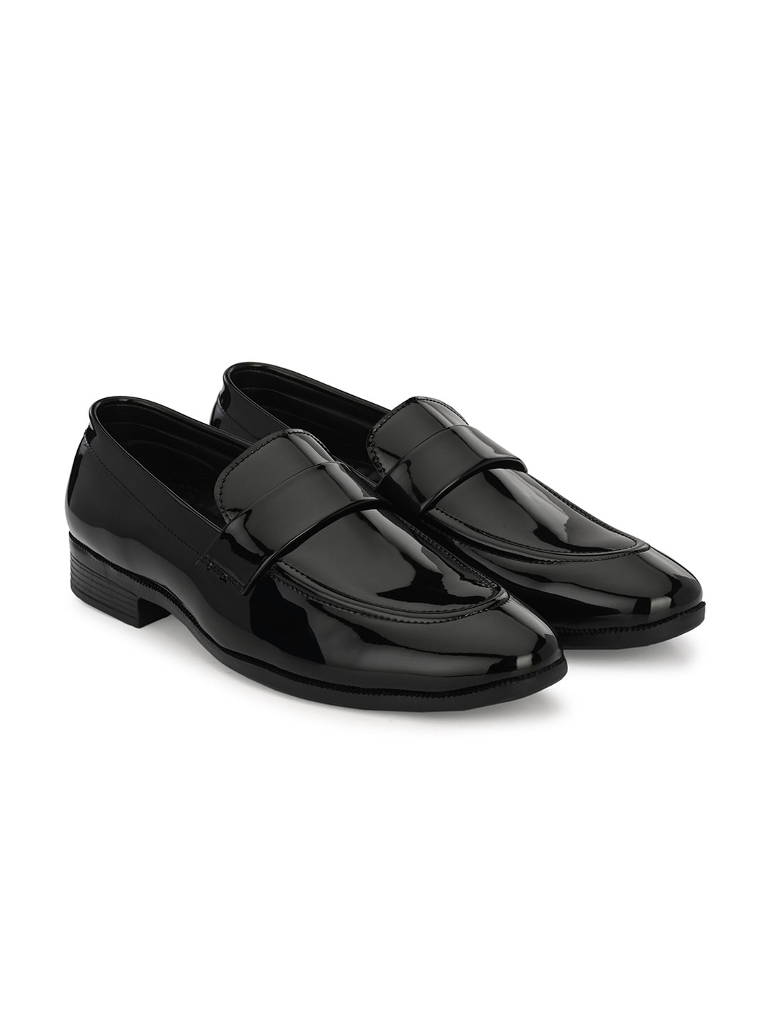 

RDXO Men Formal Slip-Ons, Black
