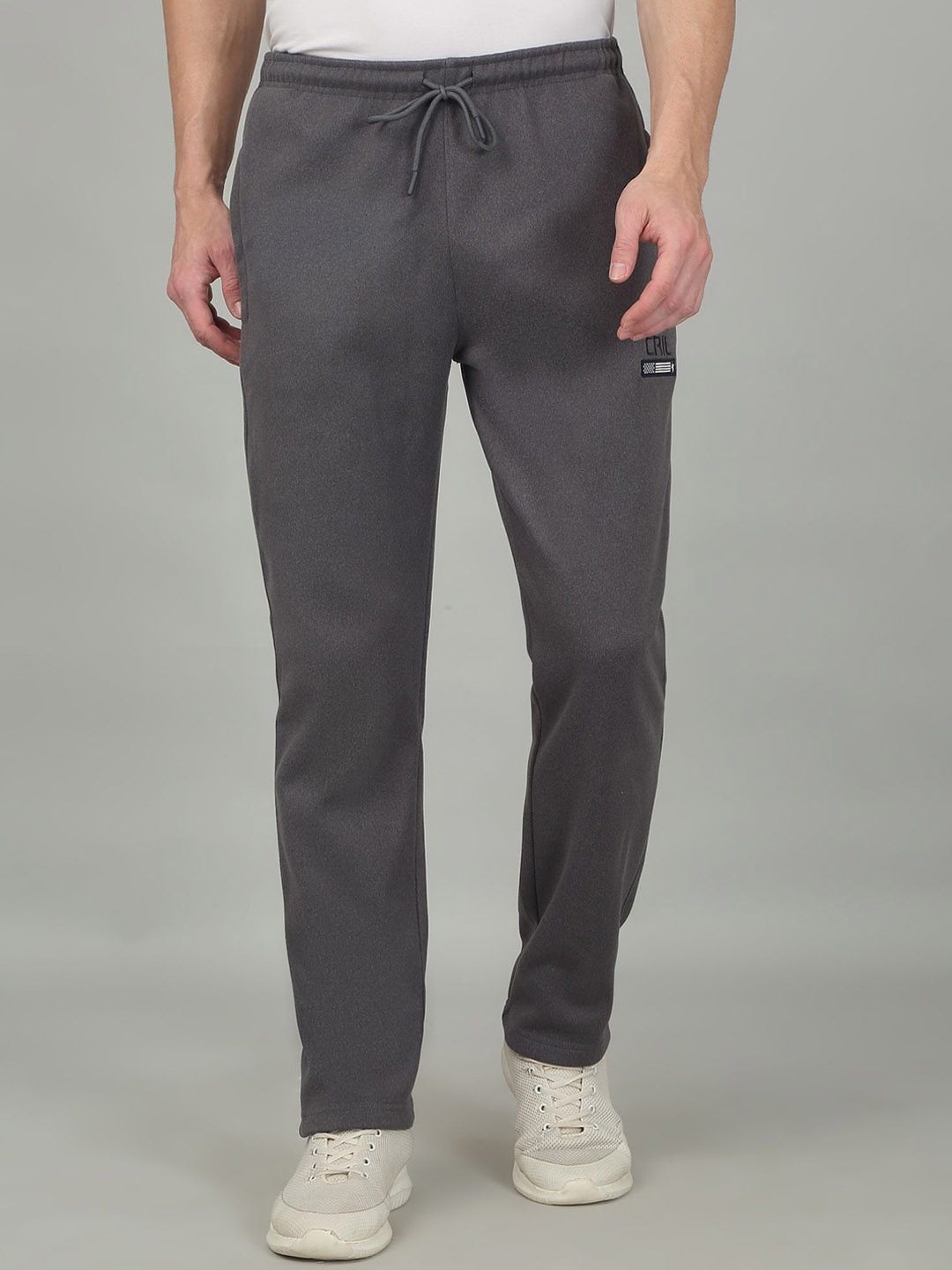 

Cantabil Men Mid Rise Track Pants, Grey