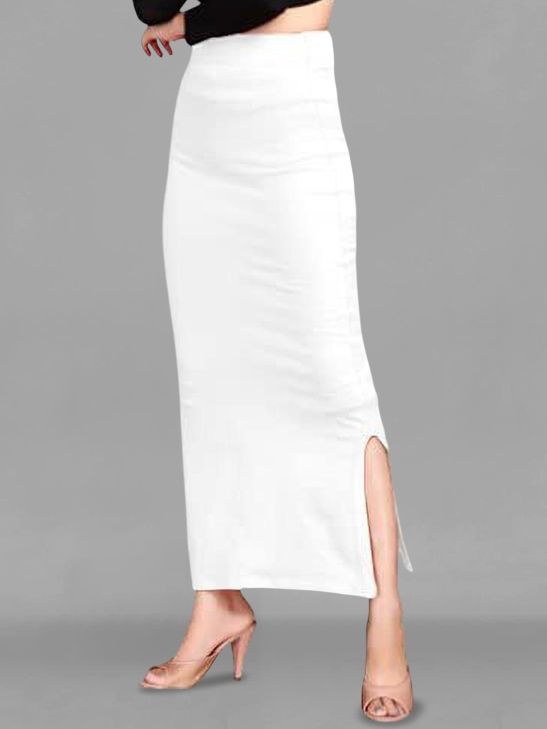

ALYNE Saree Shapewear With Side Slit, White