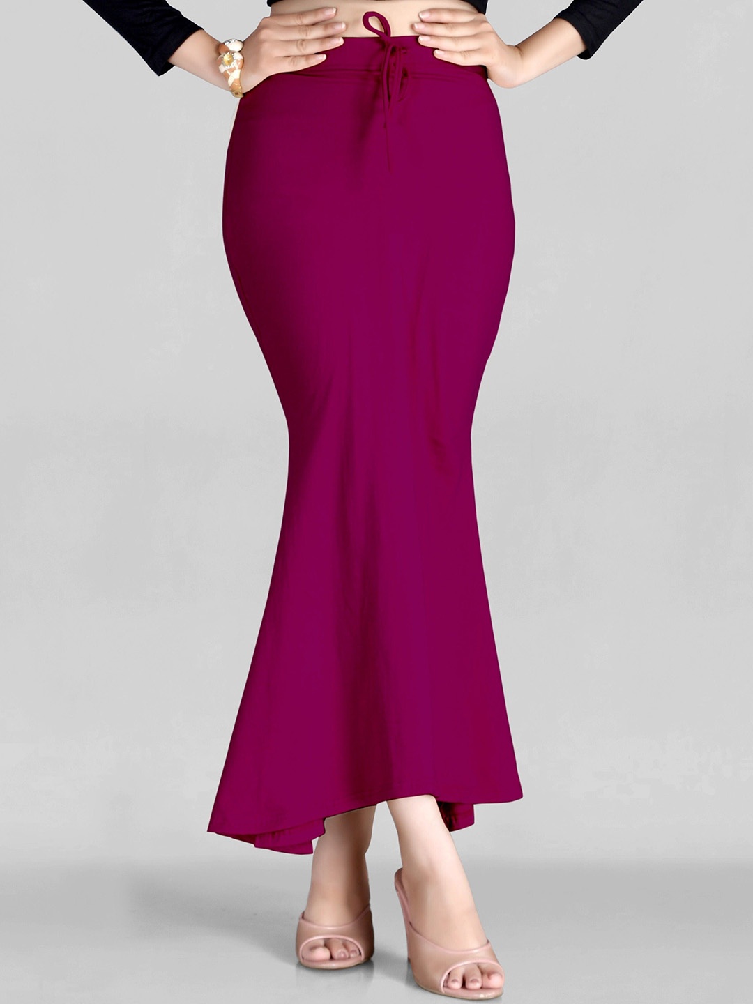 

ALYNE Women Fish Cut Saree Shapewear, Purple