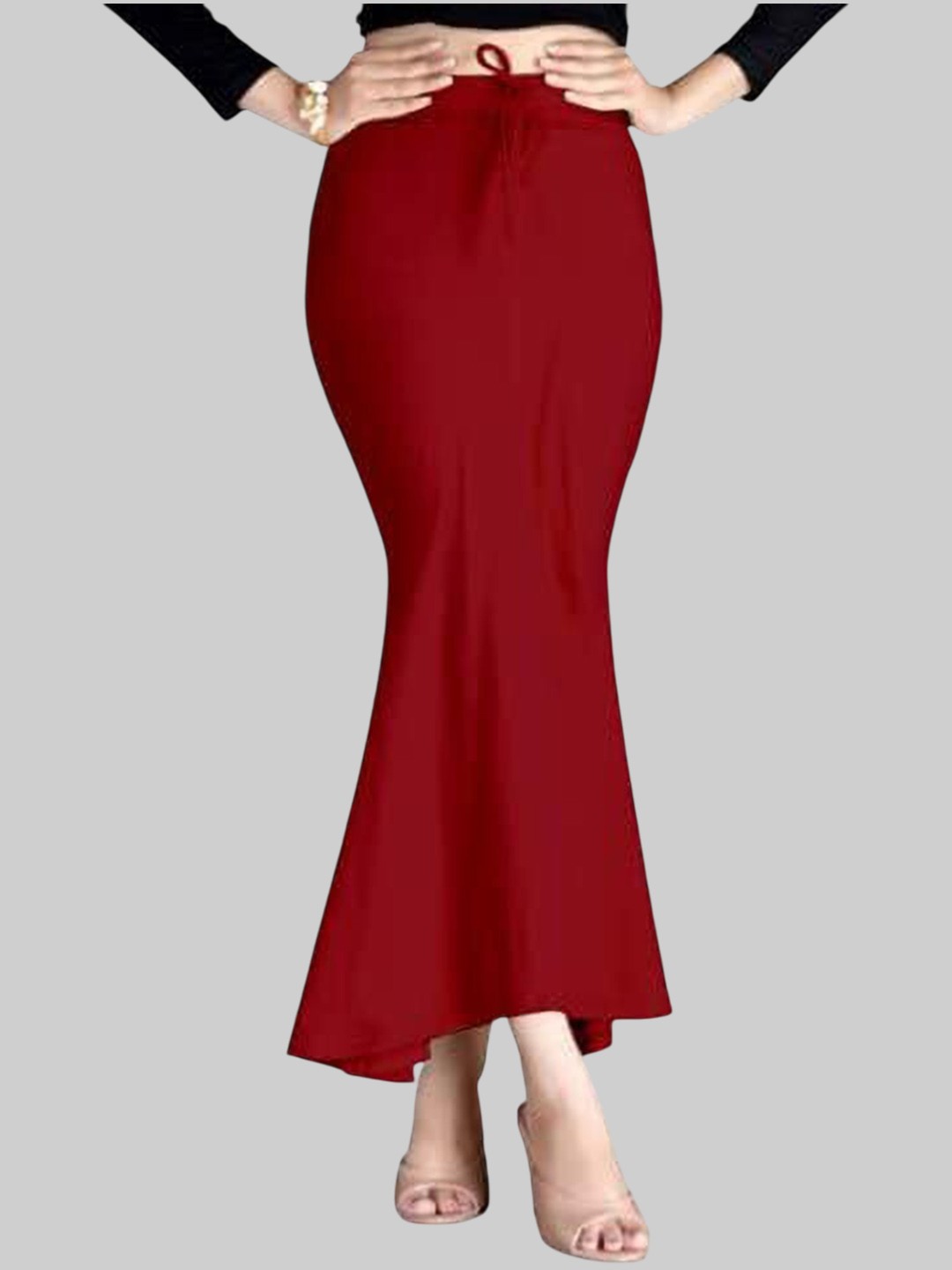 

ALYNE Fish Cut Saree Shapewear, Maroon