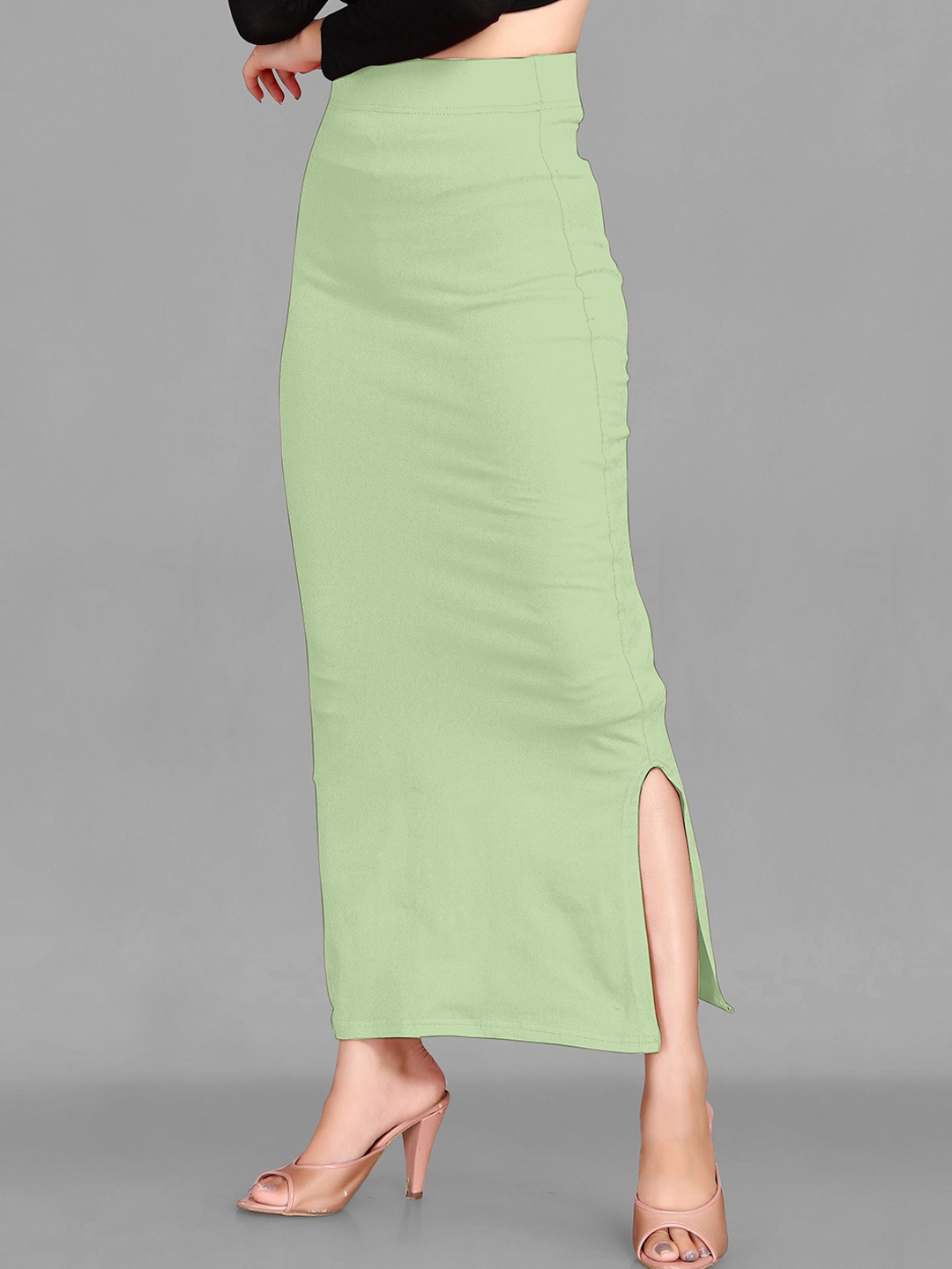 

ALYNE Women Stretchable Saree Shapewear, Lime green
