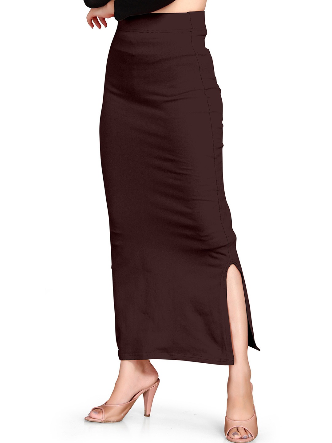 

ALYNE Women Stretchable Saree Shapewear, Brown