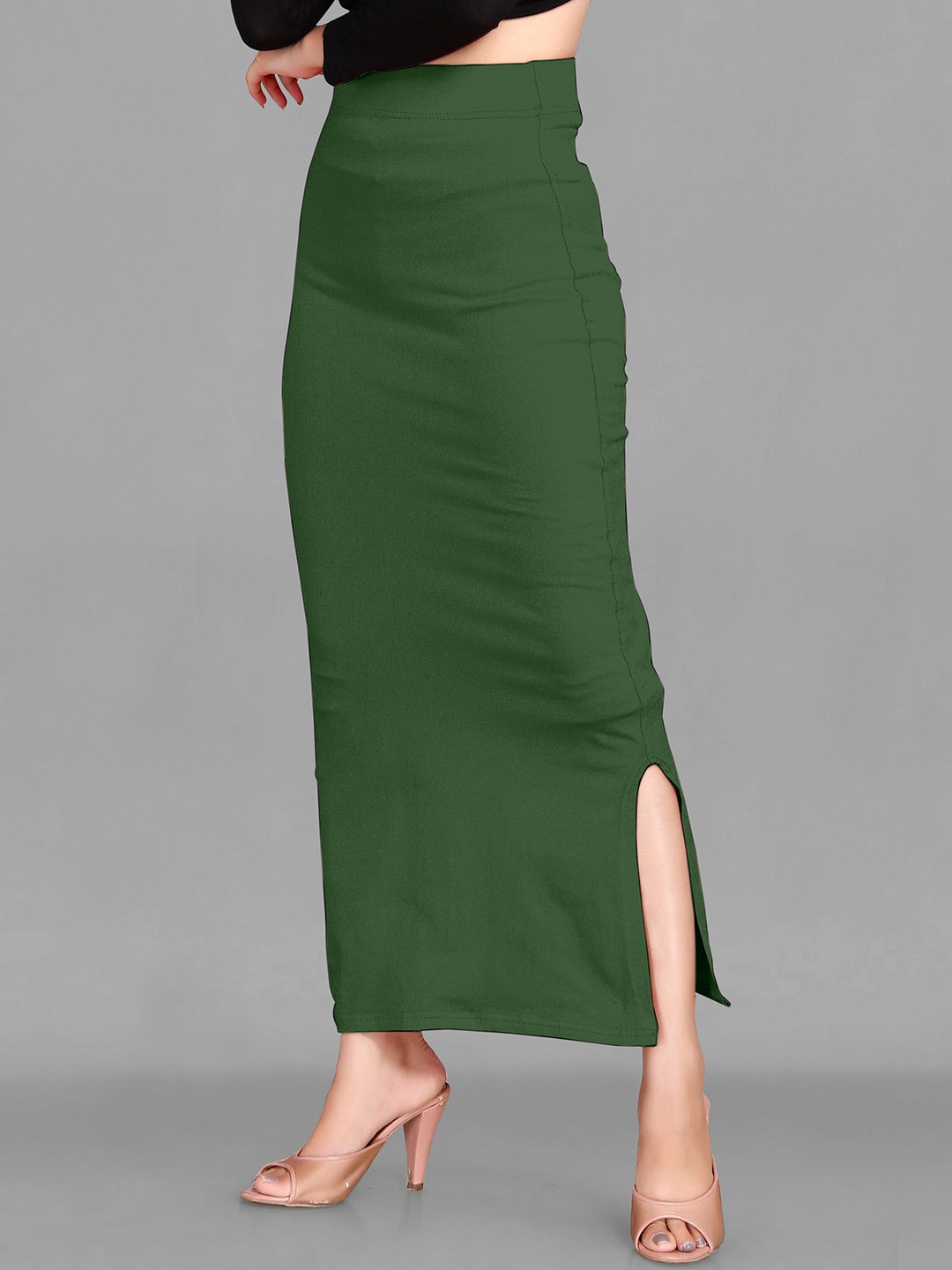 

ALYNE Women Stretchable Saree Shapewear, Green