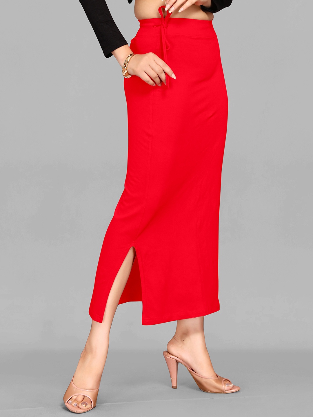 

ALYNE Saree Shapewear With Side Slit, Red