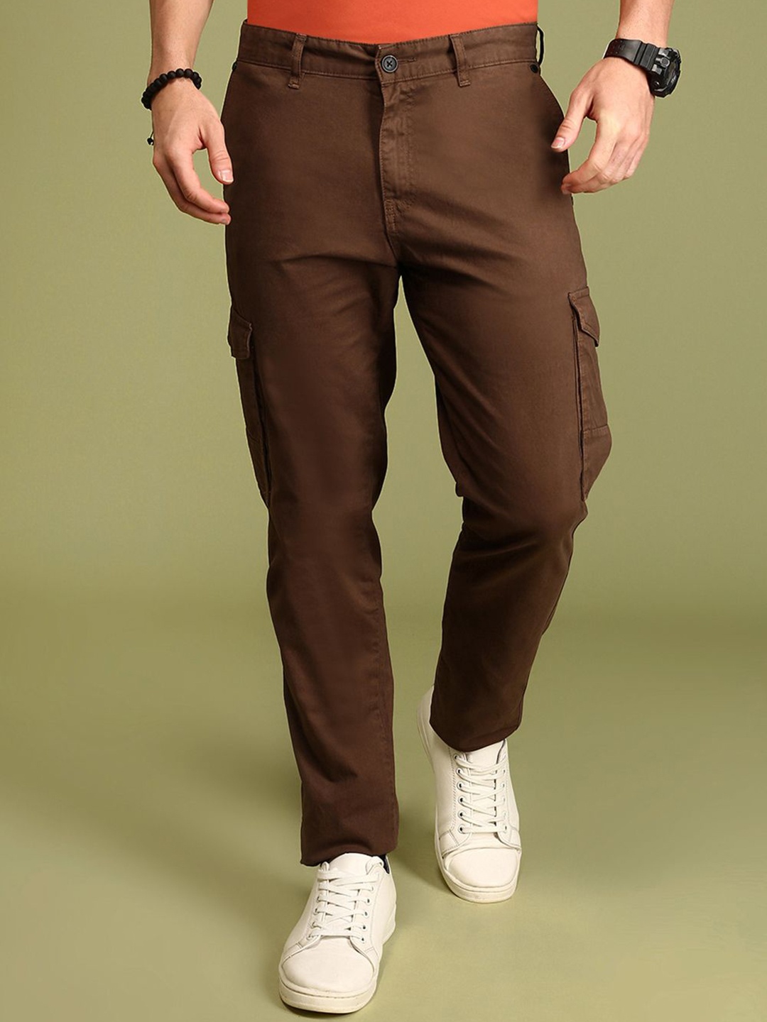 

Urban Dog Men Cargos Trousers, Brown