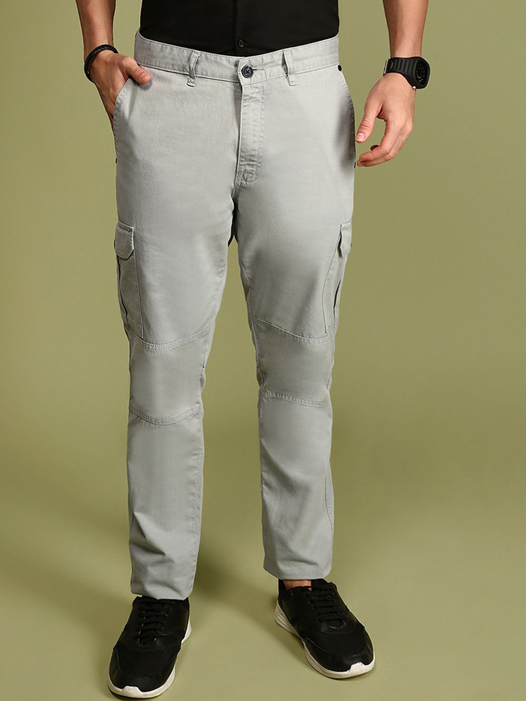 

Urban Dog Men Cargos Trousers, Grey