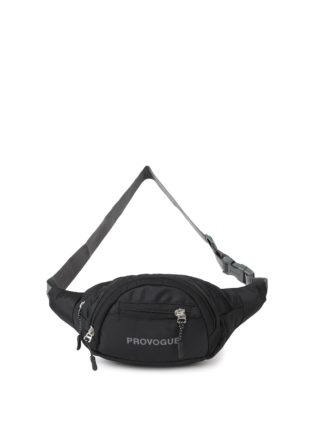 

Provogue Unisex Quilted Detail Bum WaistPouch, Black