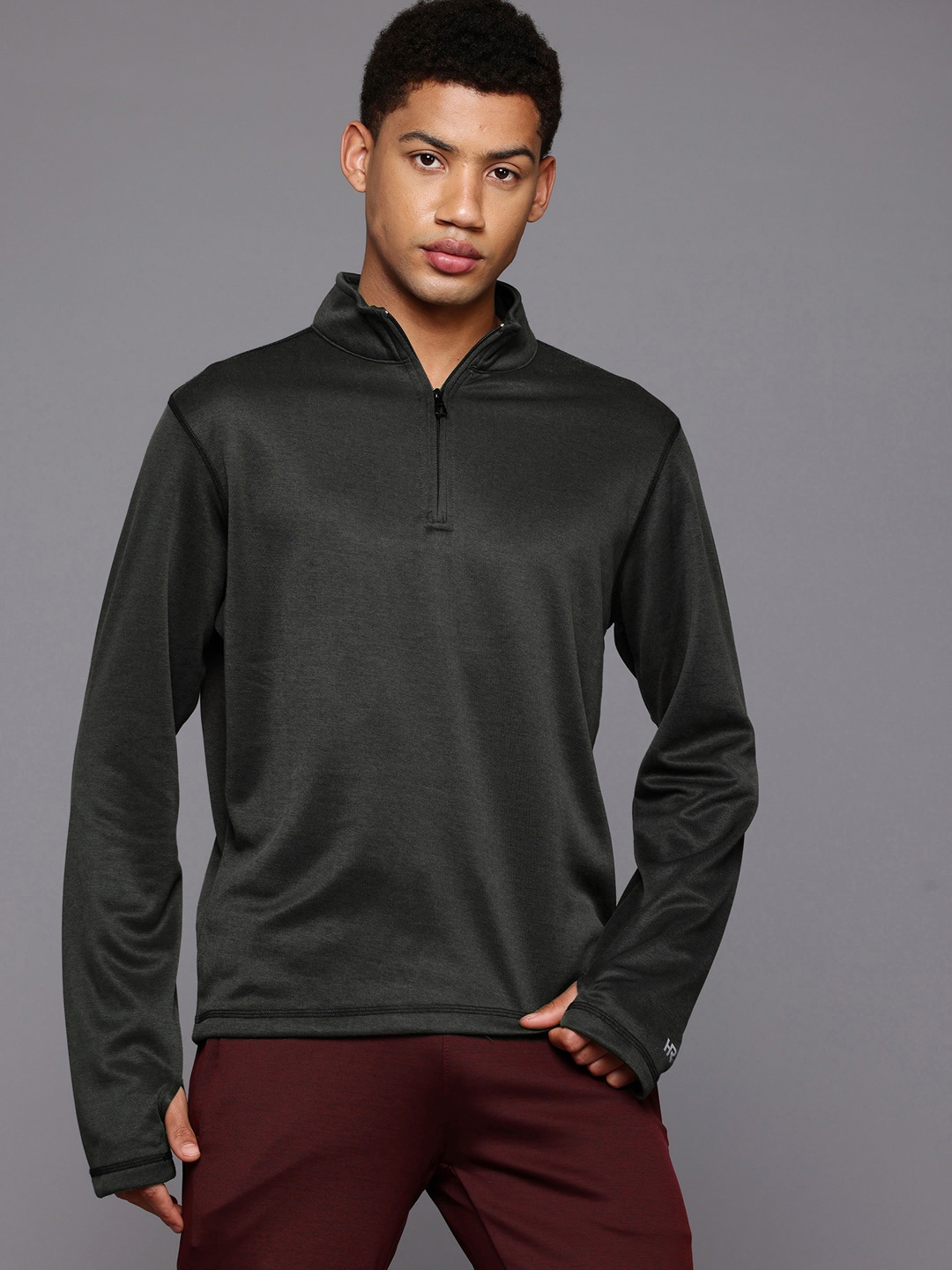 

HRX by Hrithik Roshan Men Sports Sweatshirt, Charcoal