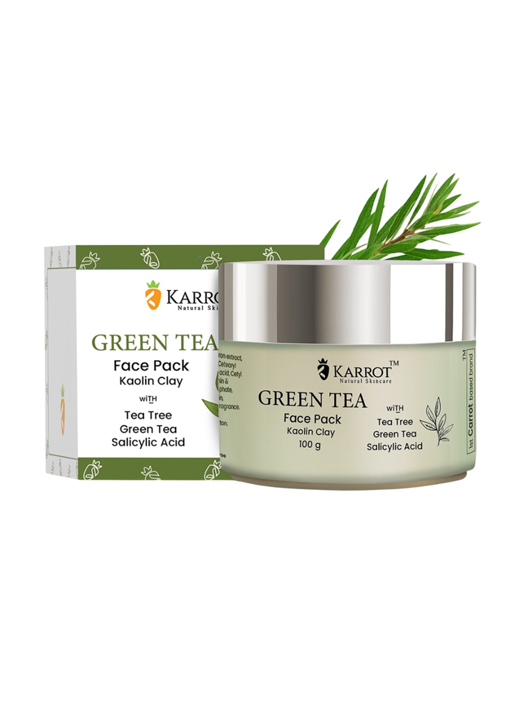 

KARROT NATURAL SKINCARE Green Tea Acne Face Pack - 100g