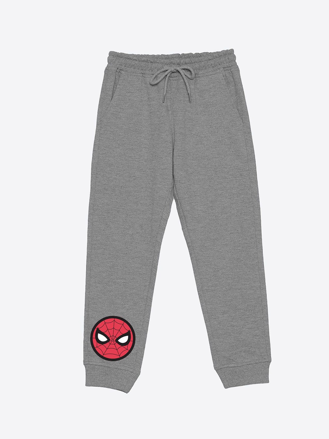 

YK Marvel Boys Graphic Printed Joggers, Grey