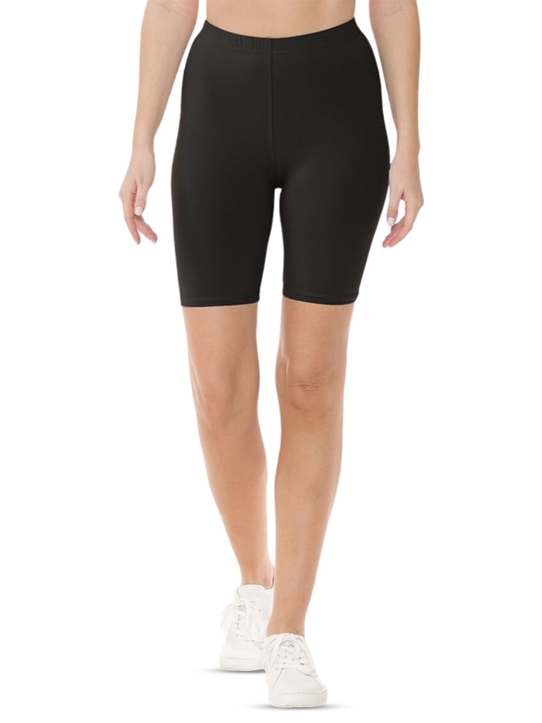 

BODYMIST Women Cycling Sports Shorts, Black